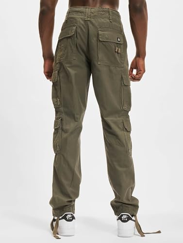 Men's Pure Slim Fit Trousers Olive2
