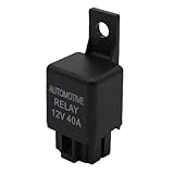 Powkos 40 amp SPST Automotive Relay 12V 40A Relay Compatible with Fog Light Wire Wiring Harness Replaces YL-388-S