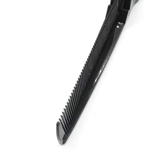 Aeyistry 3 Pcs Portable Travel Hair Comb Brush Foldable Massage Hair Comb Anti-Static Hairdressing Tools Set(Black) #TOP4