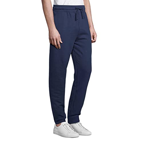 Image of Hanes Men's Joggers, EcoSmart Fleece Sweatpants for Men, Men's Lounge Pants, 30.5 inch