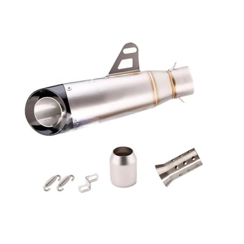Accessoires d'échappement moto argent 51mm finition premium
