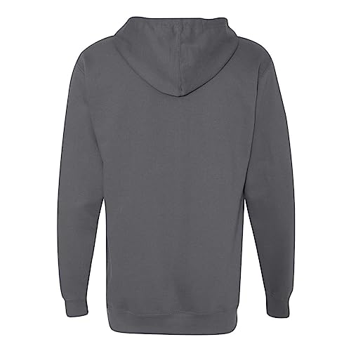 Independent Trading Co. Mens Midweight Hooded Sweatshirt SS4500 Charcoal X-Large2