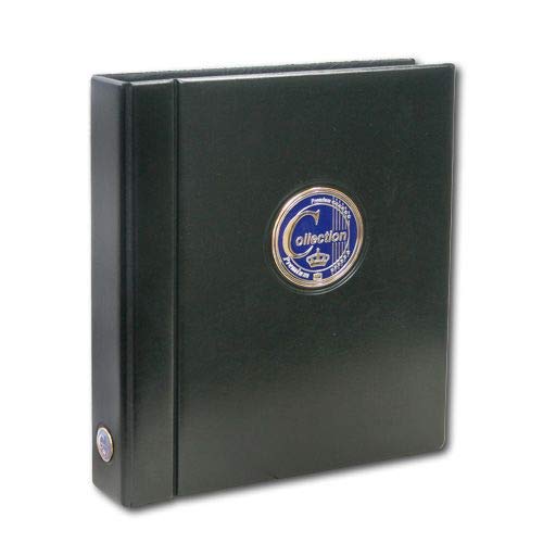 Caja fuerte 481 álbum de autógrafos tarjetas A4 archivador de anillas para compacto Premium Collection de colores 3 D de metal placa 50 x caja fuerte 5471 adicional A4 páginas cada hoja hasta 8 = autographen habitación para 400 tarjetas ampliable y buen v