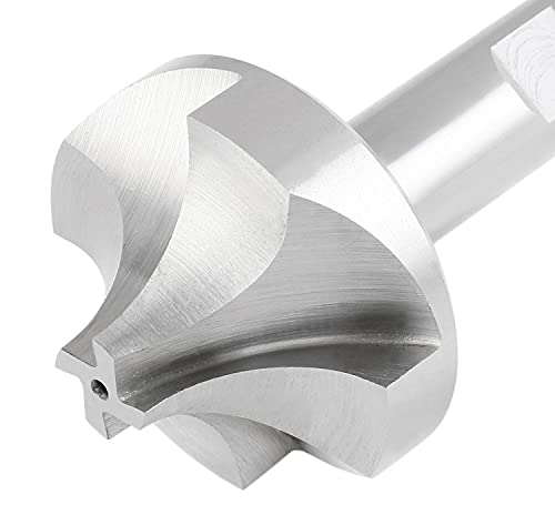 Image of Accusize Industrial Tools 3 /4'', H.S.S. Corner Rounding End Mills, 3 /4'' Shank Dia, 2-1 /4'' Cutter Dia, 4-1 /8'' Overall Length, 1011-3434 | H.S.S. Corner Rounding End Mills, 3 /4 inch Shank, 2-1 /4 inch Cutter Dia, 4-1 /8 inch Overall Length