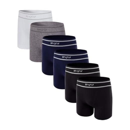 Kit 6 Cuecas Boxer Trifil Microfibra Sem Costura CE0643