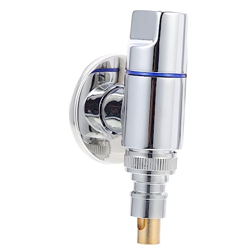 SHINEOFI Válvula de Cierre Ángulo Pulg para Lavadora Cuerpo de Cobre Cierre Rápido Sellado Anti-fugas Repuesto Grifería Lavabo Cocina