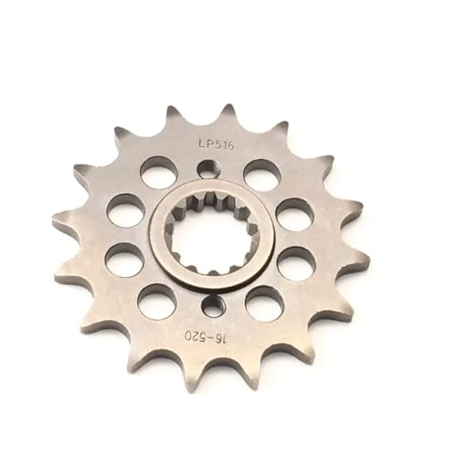 SOLFOVUZ 520-14T Front Sprocket Compatible With ZXR250 ZXR 250 C1 C2 C3 D1 D-250 98-07 D-250X 08-16 And ZR250 Balius 250 91-96(16T)
