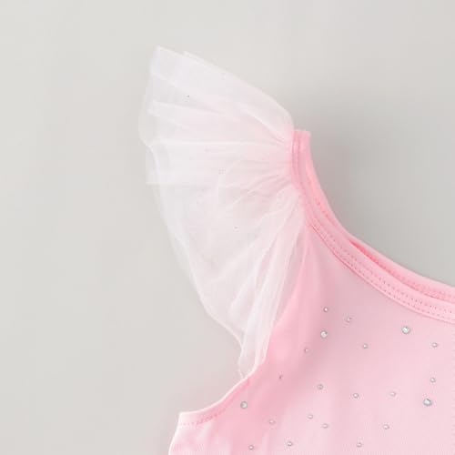 Tutu.kk Toddler Girls Tulle Dress Ruffle Sleeveless Shiny Tiered Fluffy Tutu Dresses Summer Cake Dress for Birthday Party4