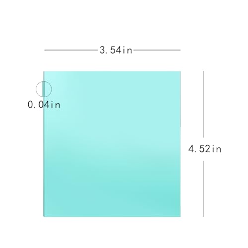 Housses de casque de soudage haut rendement écrans de protection 115 x 90 mm