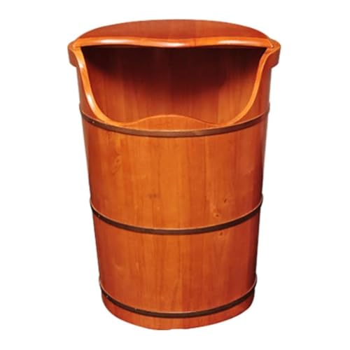 Spa de pies de madera grande con masaje y remojo profundo