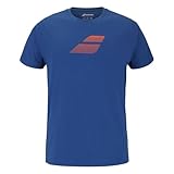 80% Coton - 20% polyester Babolat Exercise Big Flag Short Sleeve T-Shirt L