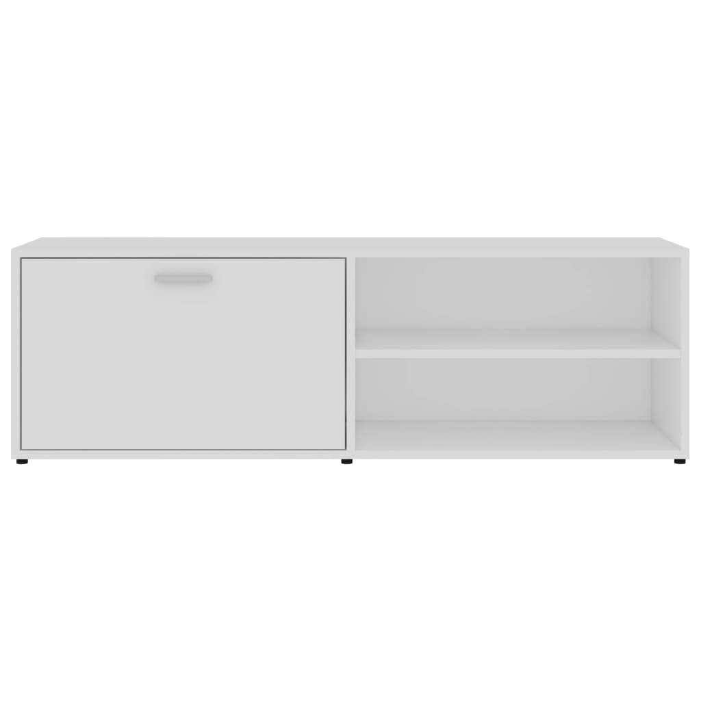 vidaXL Mobile Porta TV Bianco 120x34x37 cm in Legno Multistrato