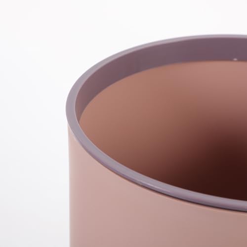 Caneca de basura compacta para cocina estilo nórdico 3L morada miniatura 3