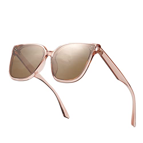 TIJN Blue Light Blocking Glasses Photochromic Lens Sunglasses Anti Eyestrain and UVA/UVB for Women and Men