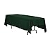 LinenTablecloth 70 x 120-Inch Rectangular Polyester Tablecloth Hunter Green
