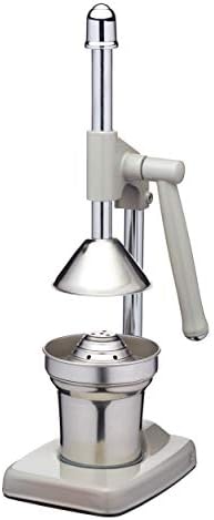 KitchenCraft Living Nostalgia Heavy Duty Lever-Arm Manual Orange Juicer - French Grey