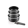 Tescoma 597914 Casseruole con impugnatura rimovibile VARIO, 4 pezzi