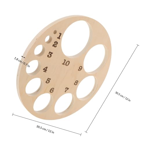 Roue de dilatation cervicale en bois anatomique 3D pour cours accouchement - 2