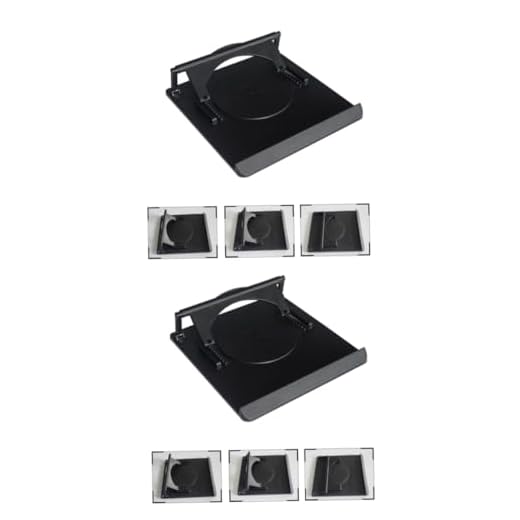 Operitacx Soporte De Mesa Con Luz LED Base A3 Plegable 2 Uds