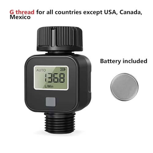 Enregistreur d'utilisation instantanée d'eau LCD pour économiser l'arrosage - 8