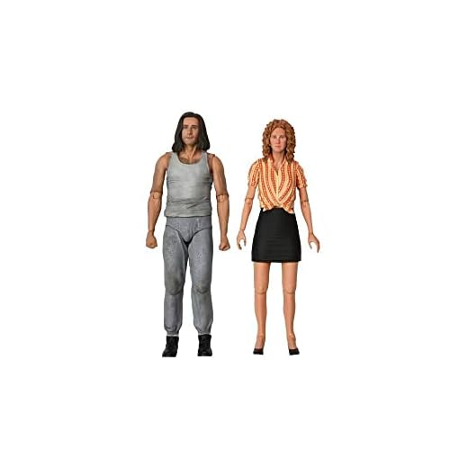 NECA Juego de 2 Tortugas Ninja Mutant April & Casey NEC0NC54225, Multicolor, 100% plástico, en Caja de Regalo