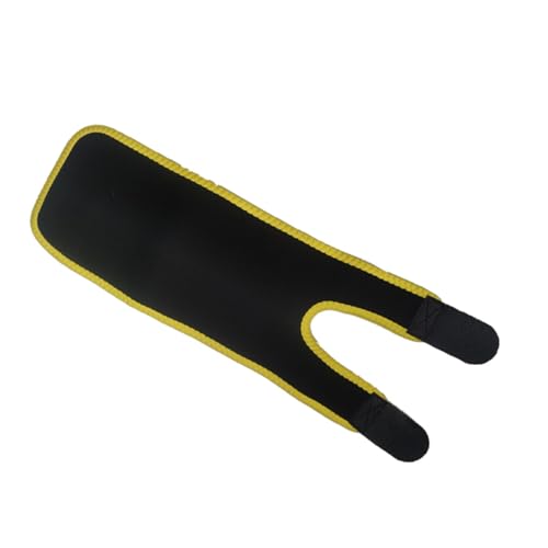 Manga deportiva de compresión para antebrazo, banda superior para gimnasio, fitness, correr, pilates, entrenamiento de fuerza, manga de compresión, amarillo, Taille unique