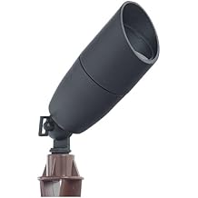 Westgate LED Landscape Spotlight Waterproof Spotlight Adjustable Directional Lighting for Patio Deck Yard Garden Pathway Pool Area - All Accessories Included 1 Black