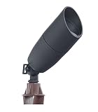 Westgate LED Landscape Spotlight Waterproof Spotlight Adjustable Directional Lighting for Patio Deck Yard Garden Pathway Pool Area - All Accessories Included (1 Black)