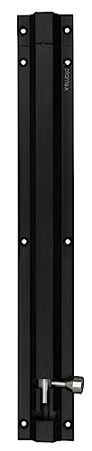 Image of Plantex Stainless Steel 12 inch Tower Bolt /Tower Bolt for Home,Offices Doors and Windows /Tower Bolt for Main Door /Door Latch /Kundi /Chitakini /Door Latch for Windows (Black, Pack of 1)