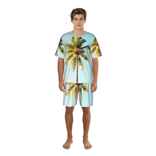 Pyjama imprimé palmier pour savourer la douceur d'une nuit sereine
