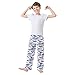 Yuiboo Printed Sleepwear PJs Whale Ocean Lounge Pajama Pants Indoor Outdoor with Pockets 9-10Y