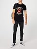 Rolling Stones Men's Tour 78 Mens Blk Ts Short Sleeve T-Shirt, Black, Medium #2