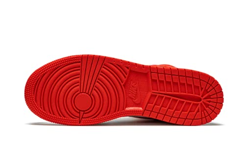 Image of Nike Youth Air Jordan 1 Mid Se GS 85 inch, White /Multi /Color /Chile Red, 3.5Y