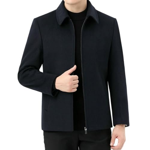 Chaqueta de lana de cachemira masculina solución al frío sin perder la elegancia