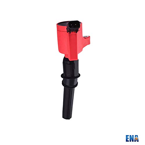 Ena Set Of 1 Energy Ignition Coil Pack Compatible With Ford F150 E150 E350 Crown Victoria Expedition Mustang 4.6L 5.4L 6.8L V8 Replacement For Dg508 C1454 C1417 Fd503 3W7Z12029Aa 3W7Z-12029-Aa #TOP2