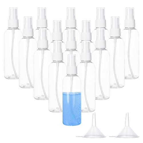 MIVIDE 20pcs Flacon Vaporisateur 100ml, Flacon Spray Vide Plastique, Vaporisateur Vide Transparent Réutilisable pour Voyage, Nettoyage, Parfum, Soin Peau (100ML)