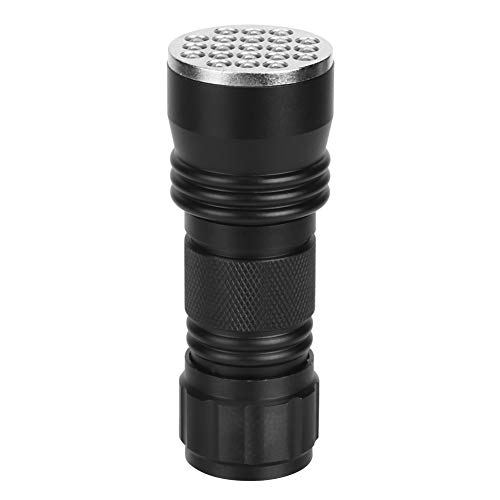 Gavigain Flashlight, 21 LED Lights, Portable, Scorpion Finder, Pet Detector, Currency Verifier, for Outdoor Explorers, Pet Owners, Inspectors (No Tail Strap)