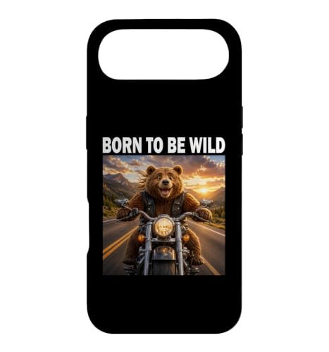 Born to be WIld�o�C�N��� �N�} �ʔ��� ���C�_�[ �I�[�g�o�C�D�� T�V���c �X�}�z�P�[�X iPhone Air �p
