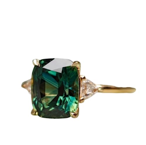 Bague argent filigrane résistant avec zircone verte pour sublimer vos mains