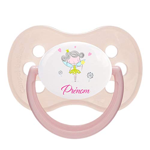Tetine Personalisee Avec Une Fee Et Prenom Naissance Bebe Tetine Sucette Pour Fille Ou Garcon De