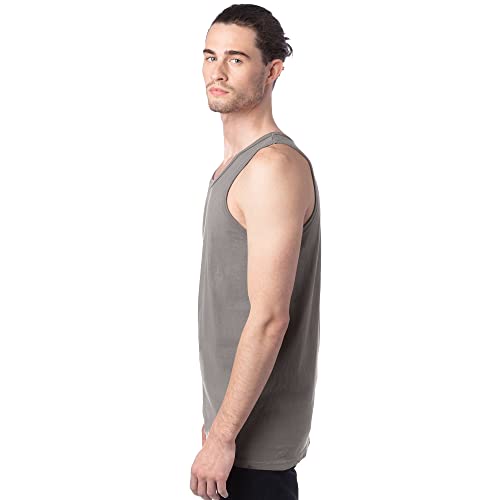 Image of Hanes Men's Originals Garment Dyed Tank, 100% Cotton Tanks For Men, Sleeveless Cotton Shirts