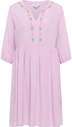 usha FESTIVAL Women's Dress, Lilac, L : Amazon.com.be: Fashion