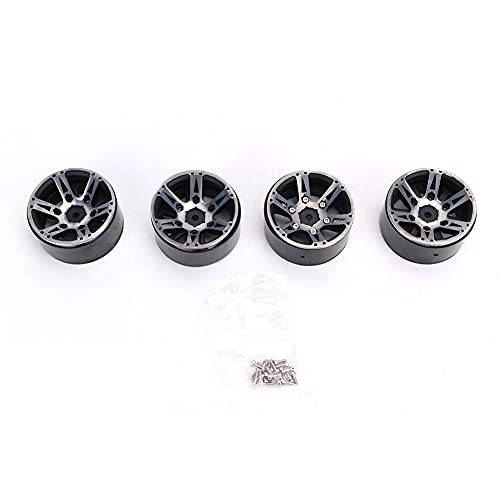Jantes de roue en métal 1/10 RC et moyeux de 5.2CM pour voiture radiocommandée tout terrain