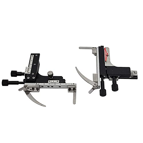 顕微鏡観察 生物顕微鏡用 取付式メカニカルステージ XY可動ステージ スケールレチクル付き 測定定規 顕微鏡アクセサリ(Type2)