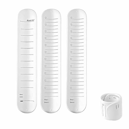 ウェアラブルメモ、手首メモノート。ToDoリスト、手帳スケールを腕に巻きつけ、消しゴムで拭くだけで繰り返し使用でき、便利な貼付よりも実用的,3個。