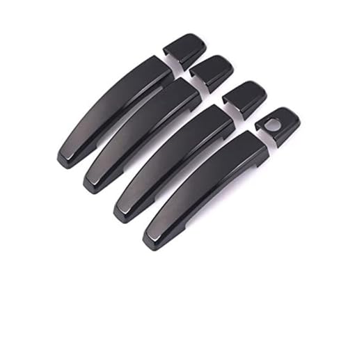 Autocollants de garniture de poignée de porte extérieure pour Captiva et Cruze 2006-2013 noirs