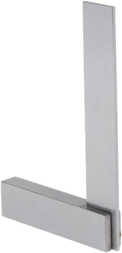 6 Inch Machinist Square Steel Precision Tool Set with Wooden Box - Right Angle Measurement for Engineering and Model Making