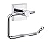 Price comparison product image tesa Ekkro toilet roll holder, high gloss chromed metal, self-adhesive, adhesive mounting technology, 110mm x 133mm x 47mm