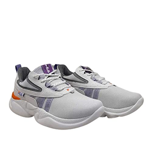Tênis Fila Kingdom, Feminino Branco/Lilás/Laranja 34