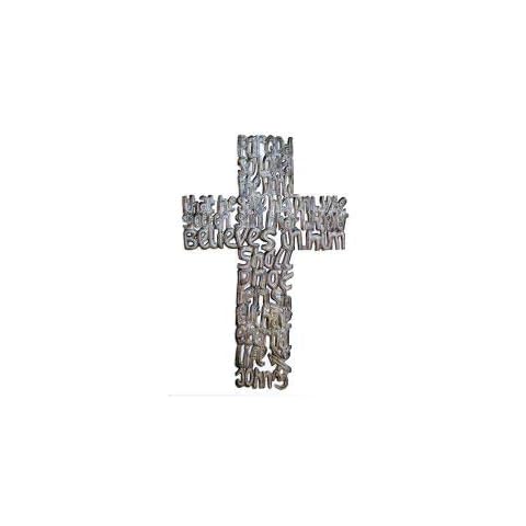 Singing Rooster Inc. 24" Spectacular Metal Cross, John 3:16 For God So Loved the World Cover